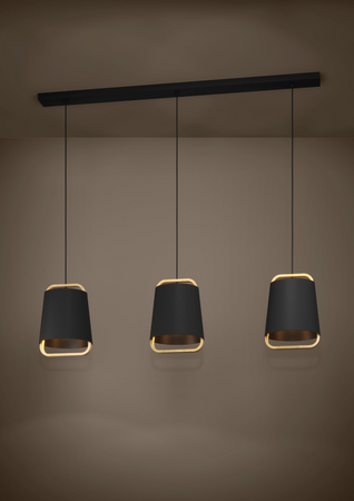 Lampa wisząca CAMALOZA czarna (390186) - EGLO