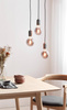 Lampa wisząca HANG Nordlux E27 40W Porcelana Szary