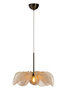 STYRKA Pendant 1L 63cm Beige/ Antique Brass/Amber (108659) Markslojd