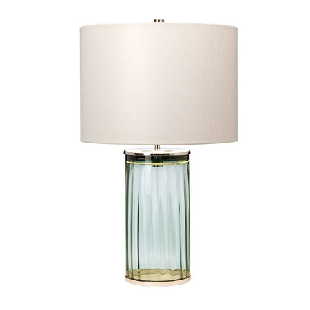 Lampa stołowa Reno - 1 źródło światła - Zielone/ Polerowany nikiel (QN-RENO-GREEN-PN) - Quintiesse