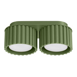 Plafon AURA 2 zielony oliwkowy Gx53 (SL.1798) - Sollux Lighting