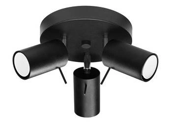 Plafon RING 3P czarny (SL.1016) - Sollux