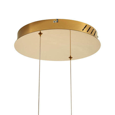 Lampa wisząca CIRCLE 80+80 LED złoty połysk na 1 podsufitce (DN924-80+80 gold) - Step into Design
