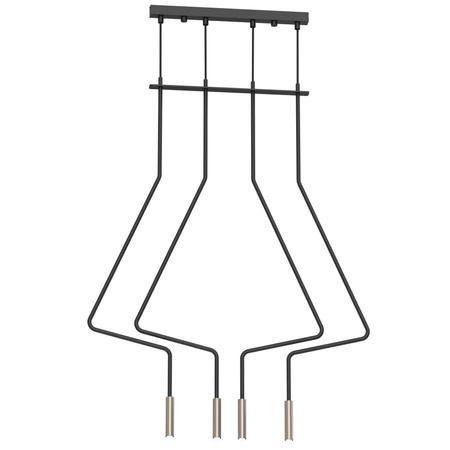 Lampa wisząca no. Vi 4 - Czarna (1120 mm)   (5141) - Shilo