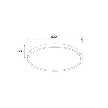 Plafon CAMI drewno Ø 50 (WM-BP1108-M-W) - Zuma Line