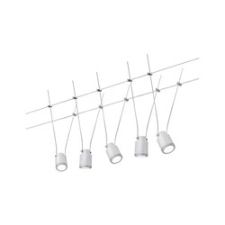 System linkowy TunLED 5x4W Biały/Chrom Mat 230/12V Tworzywo sztuczne (PL3980) - PAULMANN