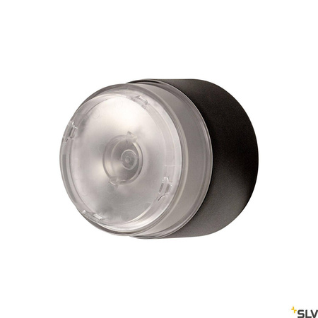 MANA BASIS WL, wewnętrzna oprawa ścienna LED, okrągła, kolor antracytowy, przełącznik CCT, 2700/3000 K (1004657) - SLV