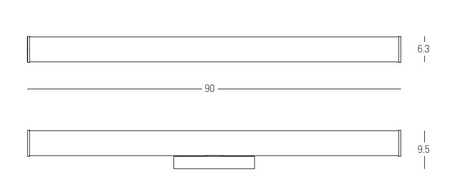 WALL LIGHT 21 3000K ALUMINIUM IP44 (22086 Zambelis) - Zambelis
