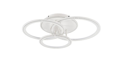 LUNAR LAMPA SUFITOWA BIAŁA-CHROM/WHITE-CHROME (MS238130-WH) - Zuma Line