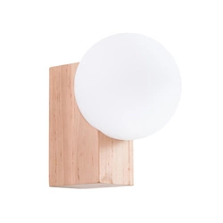 Kinkiet BULBO naturalne drewno (SL.1682) - Sollux Lighting