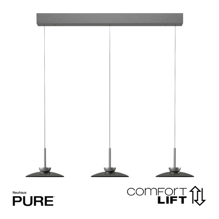 PURE MOON LAMPA WISZĄCA PLATYNOWA (2193-15) - Paul Neuhaus