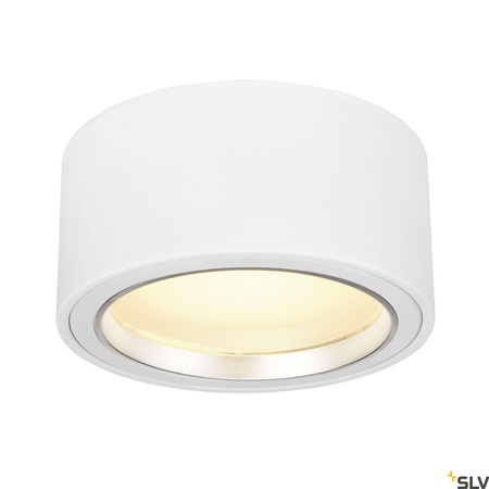 FERA 25, lampa sufitowa, LED, 3000K, okrągła, biała, 1800lm, maks. 21W, z zasilaczem LED (161461) - SLV