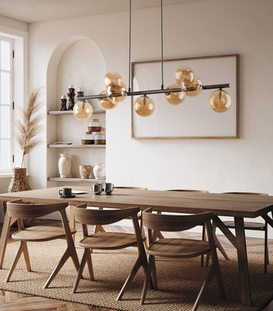 Lampa wisząca ESTERA BROWN 9 (4340) - TK Lighting