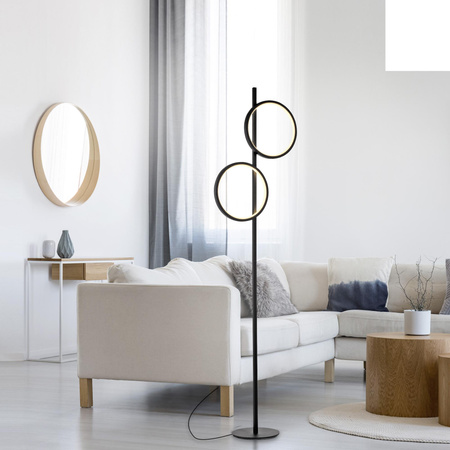 MINI RITUS LAMPA PODŁOGOWA CZARNY (15396-18) - Paul Neuhaus