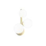 Lampa ścienna / Kinkiet PERLAGE Biały (PERLAGE_AP3_BIANCO) - Ideal Lux