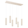 Lampa wisząca ze ściemniaczem Push Dimm/DALI2 IVAR 6L beżowa LED 4000K (TH.625) - Thoro Lighting