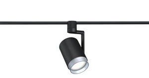 URail Spot Asthene max 1x50W E27 Black matt 230V Metal/Plastic (PL96985) - PAULMANN