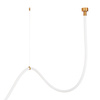 Lampa wisząca SNAKE LED wąż ledowy złota 400 cm (MD1021-4 gold) - Step into Design