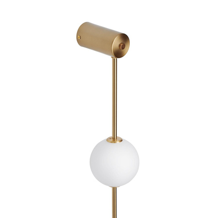 Kinkiet ze szklanymi kloszami BERRY LED złoty biały 103 cm (ST-DL-8541 WALL) - Step into Design
