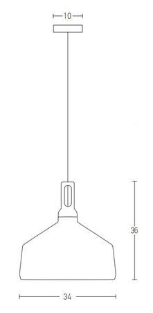 PENDANT 1L ALUMINIUM WHITE (1511-W Zambelis) - Zambelis