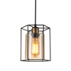 Lampa Wisząca Kalula (PND-78901-1-BK+AMB) - Italux