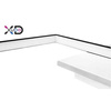 Lampa sufitowa z pilotem LED 27W 45x35cm czarny CCT (XD-LA100) - Xudo