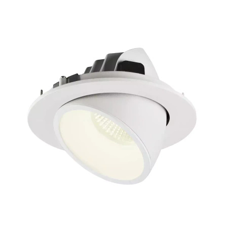 NUMINOS® GIMBLE L, oprawa sufitowa wpuszczana biała 2700 K 40° (1005988) - SLV