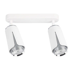 FLOWER WHITE CHROME SPOT 2xGU10 (ML0273) - Milagro