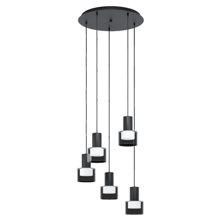 Lampa wisząca MOLINEROS czarna (39727) - EGLO
