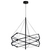 Geometryczna czarna lampa wisząca SPACE 60 cm (ST-9858 P/S black) - Step into Design