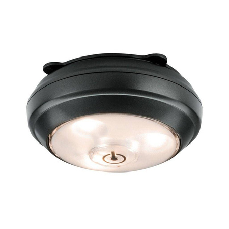 ButtonLED oprawa szafkowa LED Antracyt 3x1,5V AAA plastik (PL70639) - PAULMANN