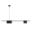 Lampa wisząca (listwa) GENESIS BLACK 7xGU10 (ML0370) - Milagro