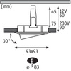 Oprawa wpuszczana Premium Nova IP65 ruchoma (PL93664) - Paulmann