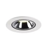 NUMINOS® GIMBLE L, oprawa sufitowa wpuszczana biała/chromowana 2700 K 40° (1005989) - SLV