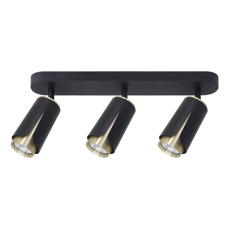 FLOWER BLACK GOLD SPOT 3xGU10 (ML0266) - Milagro