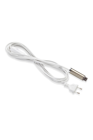 EXPAND Start cable 3,5m Wallplug+Switch Steel