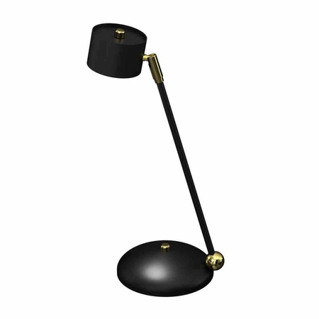 Lampka biurkowa ARENA BLACK/GOLD 1xGX53 (MLP7764) - Milagro