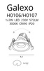 Oprawa halogenowa GALEXO biała (H0106) - MAXlight