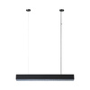 Lampa wisząca Mira M LED CCT Tuya czarna  (LP-1201/1P M BK Smart) - Light Prestige