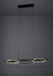 Lampa wisząca LANACERA czarna (390087) - EGLO