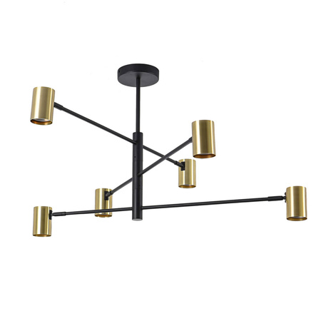 Lampa sufitowa SNOW 6 złota (LP-731/6P GD) - Light Prestige