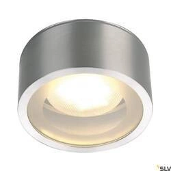 ROX CEILING OUT, TCR-TSE, lampa sufitowa outdoor, szczotkowane aluminium, maks.11W, IP44 (1000339) - SLV