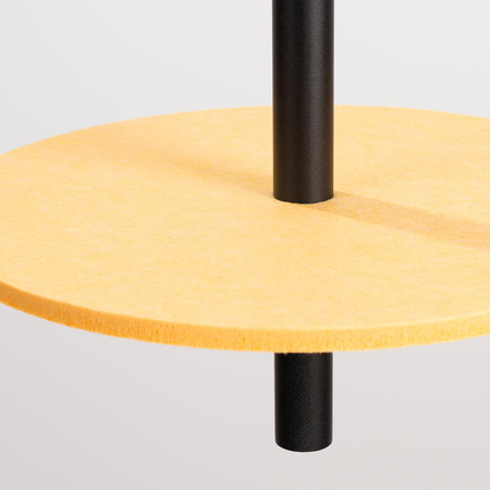 Lampa wisząca FELTRO 1 czarna/żółta (SL.1880) - Sollux Lighting