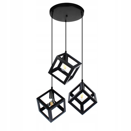 Lampa Loft Sweden okrągła PZE-609 - DomenoLED