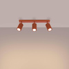 Plafon KARBON 3L ochra czerwona (SL.1638) - Sollux Lighting