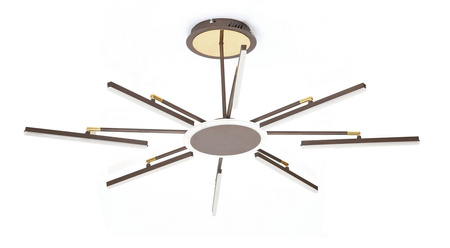 LAMPA DEKORACYJNA SUFIT 38W + PILOT - BRĄZ - ZŁOTO DL-F07 FARO - DomenoLED