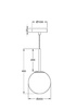 Lampa wisząca Basic form Ø20 czarna (MOD321PL-01B1) - Maytoni