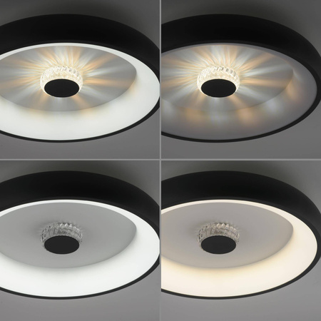 Plafon VERTIGO ceiling light black body (14384-18) - Paul Neuhaus