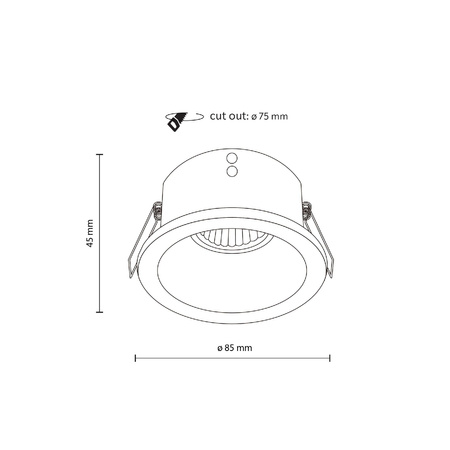 OPTI BLACK GU10 (10577) - TK Lighting