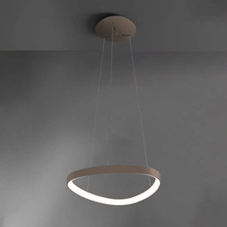 Lampa Wisząca LIFERING Kol. Beżowy, Ø 61 cm (0083.30.SA DIM WN) - Vivida